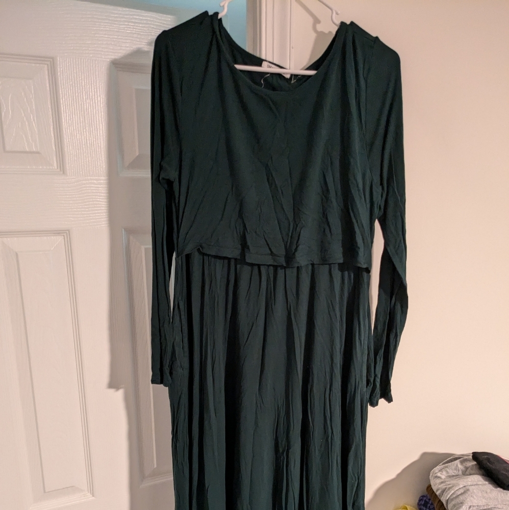 Nursing friendly dress